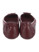 Tory Burch Leather Animal Print Ballet Flats