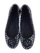 Tory Burch Leather Polka Dot Print Flats