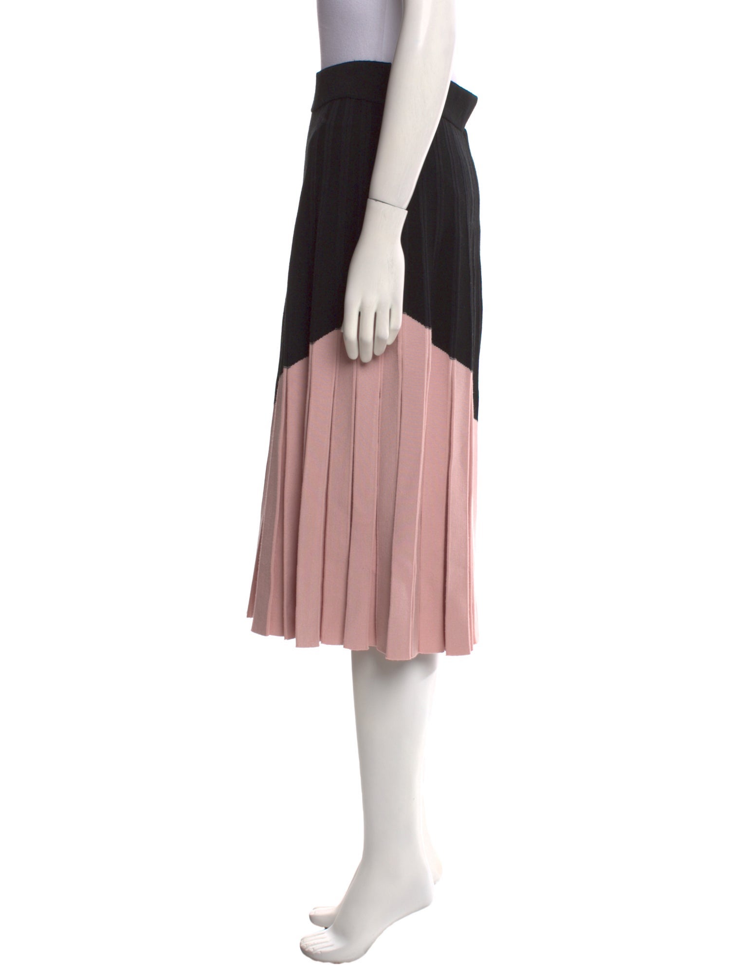 Tory Burch Pleated Accents Knee-Length Skirt