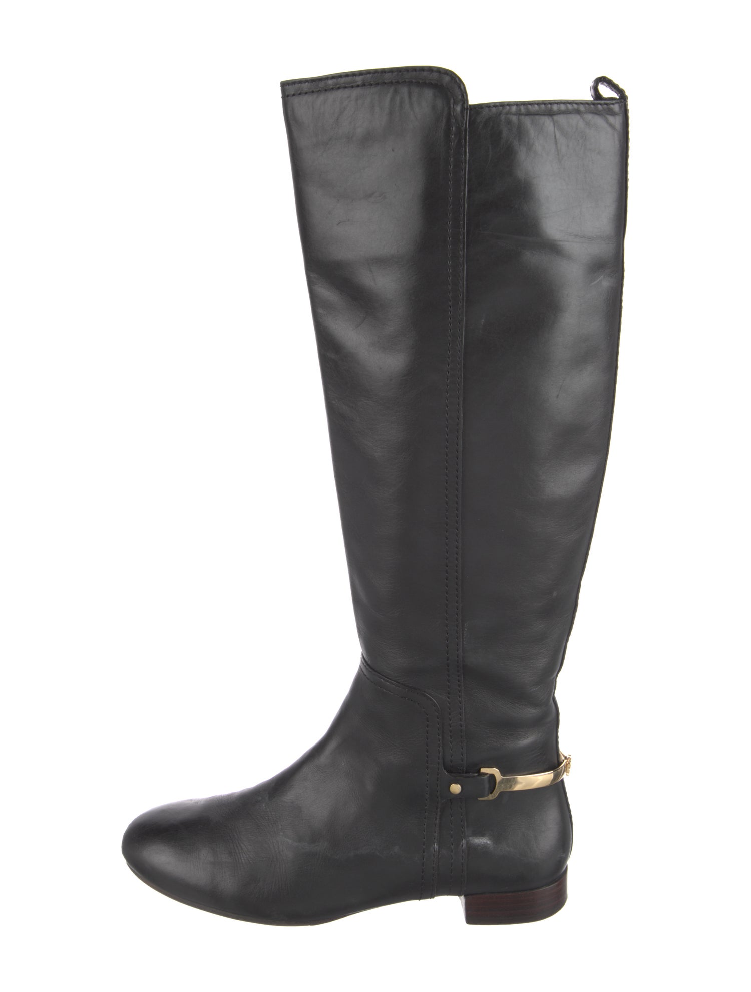 Tory Burch Leather Riding Boots