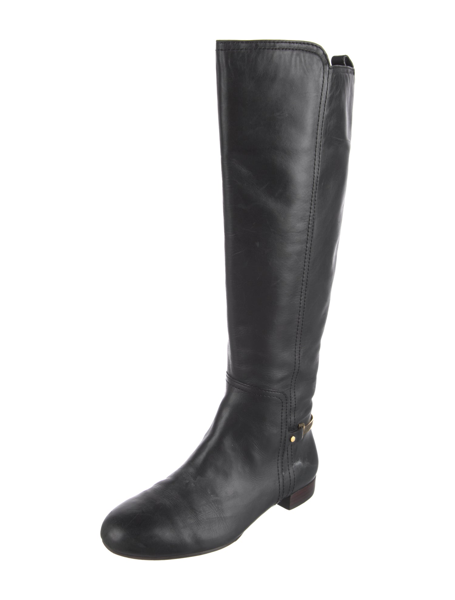 Tory Burch Leather Riding Boots