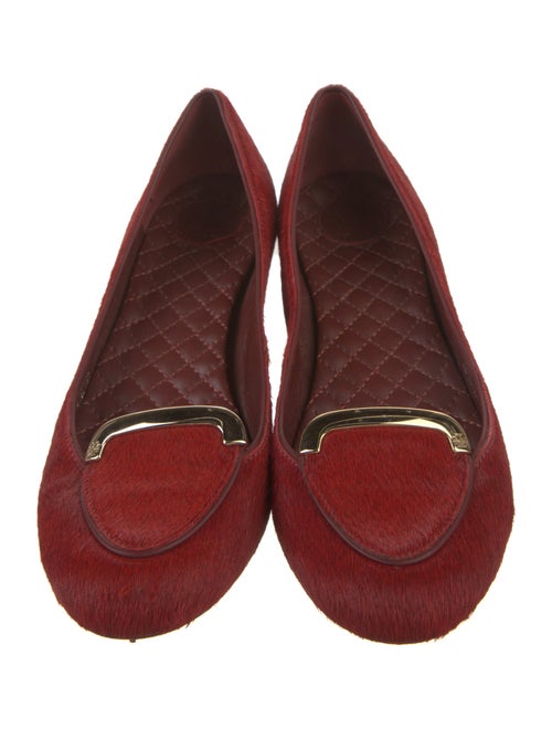 Tory Burch Fur Fur Trim Flats