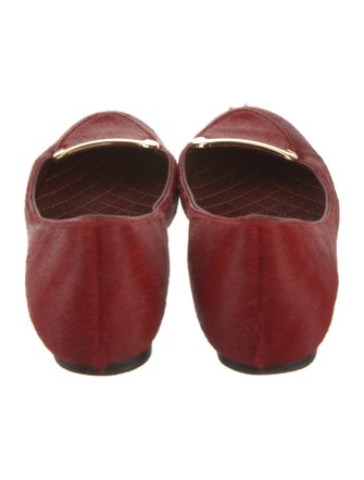 Tory Burch Fur Fur Trim Flats