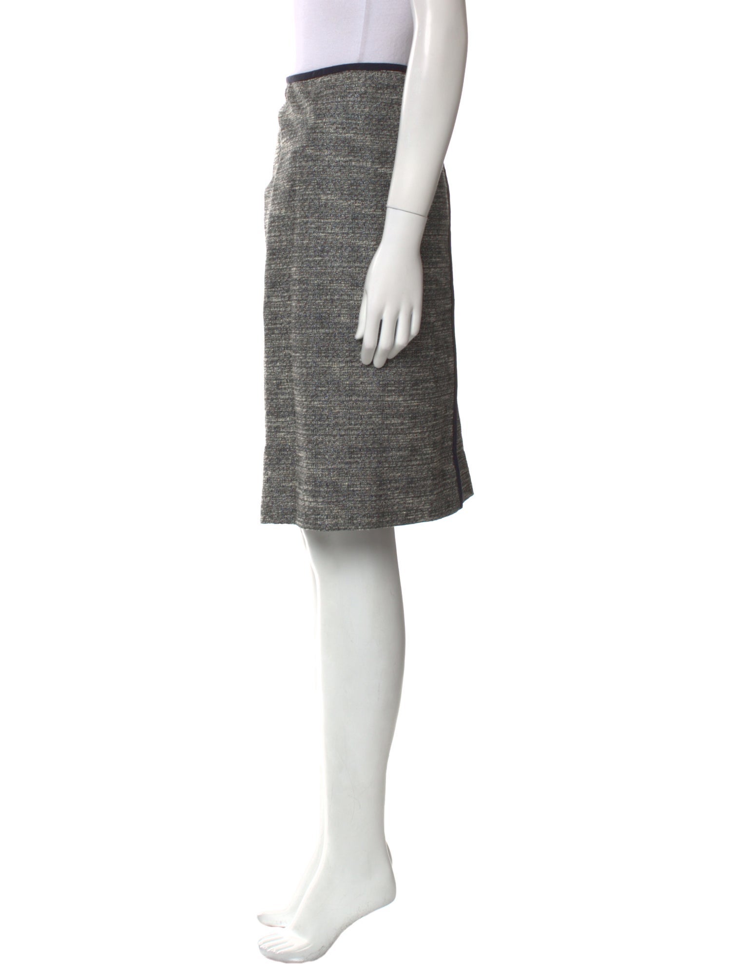 Tory Burch Tweed Pattern Knee-Length Skirt