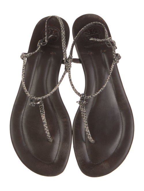 Tory Burch Leather T-Strap Sandals