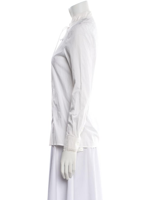 Tory Burch Long Sleeve Button-Up Top