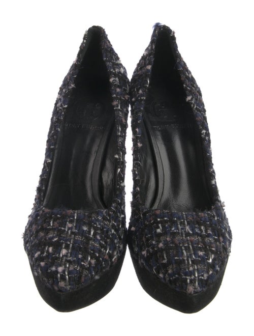 Tory Burch Tweed Pattern Pumps