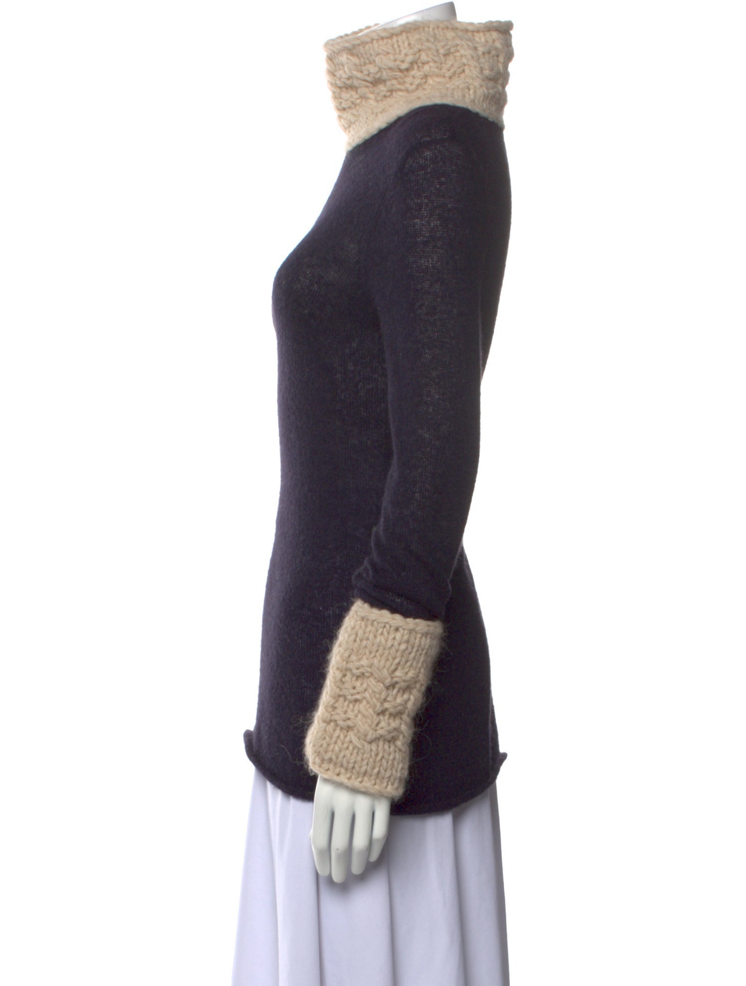 Tory Burch Nylon Turtleneck Sweater