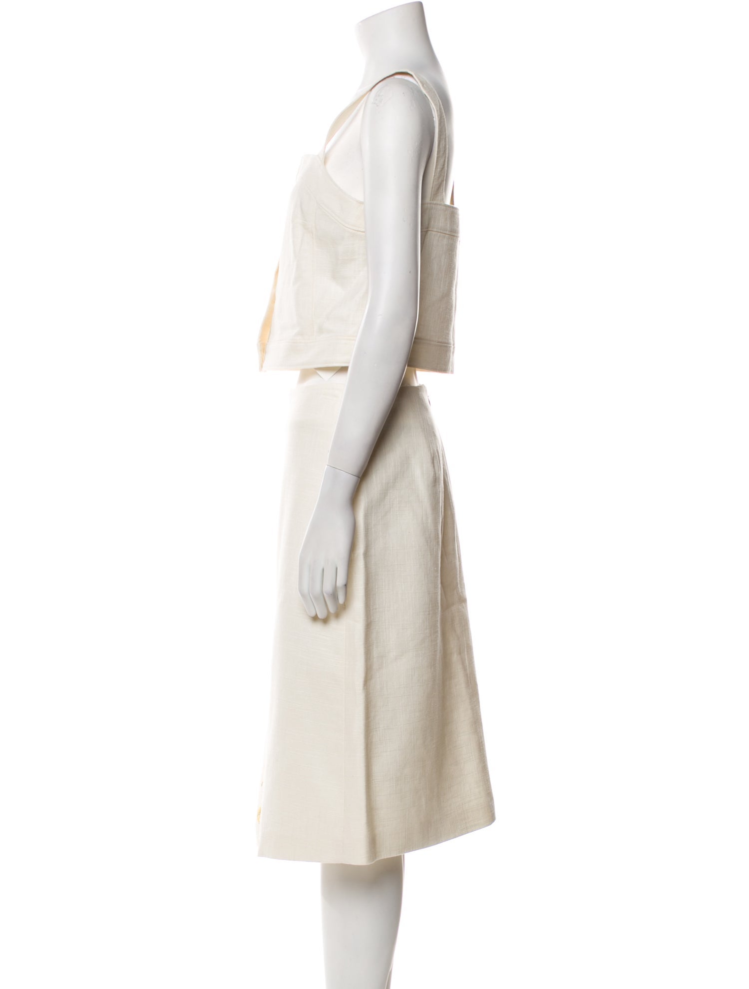 Tory Burch Printed Embroidered Accent Skirt Set w/ Tags