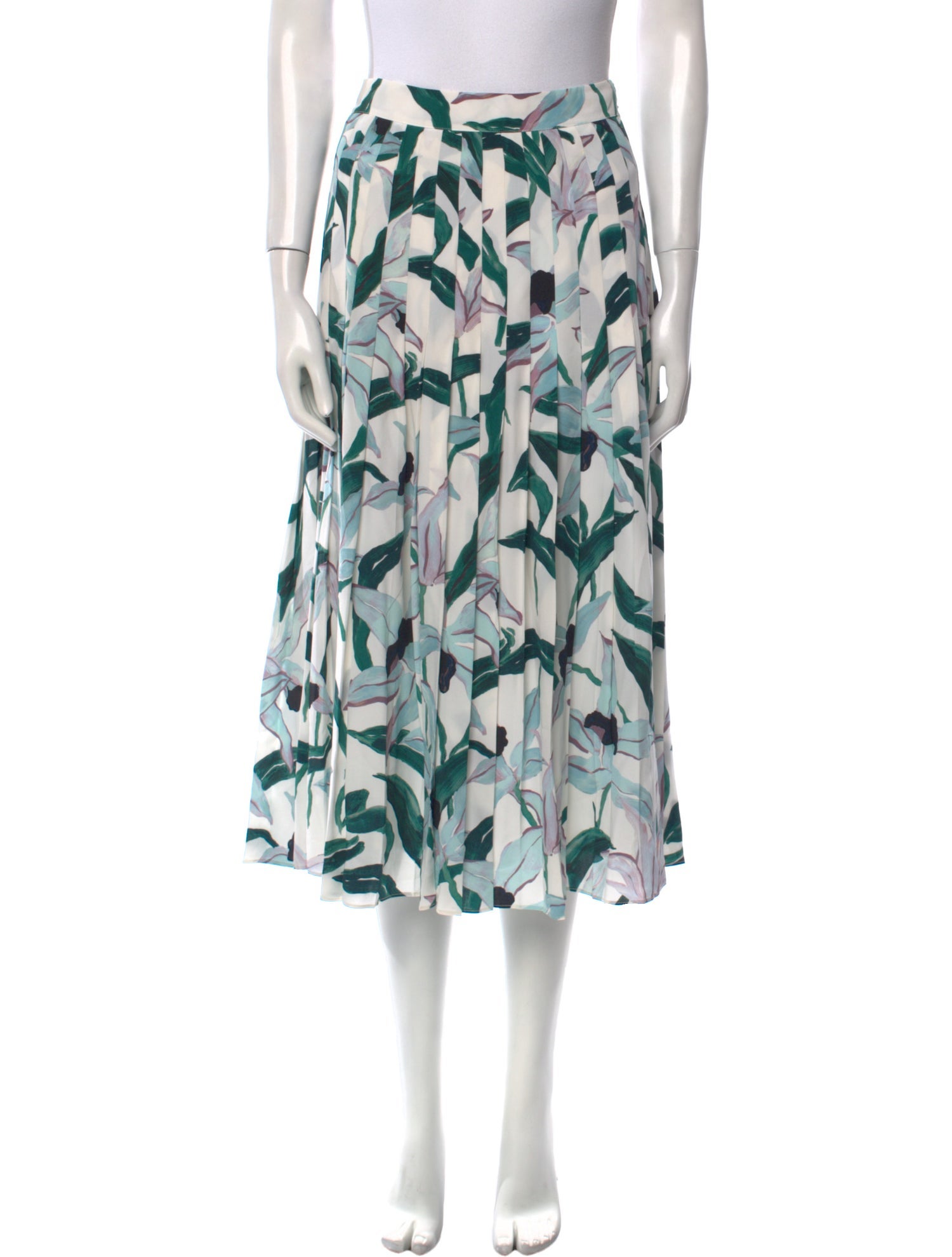 Tory Burch Printed Midi Length Skirt