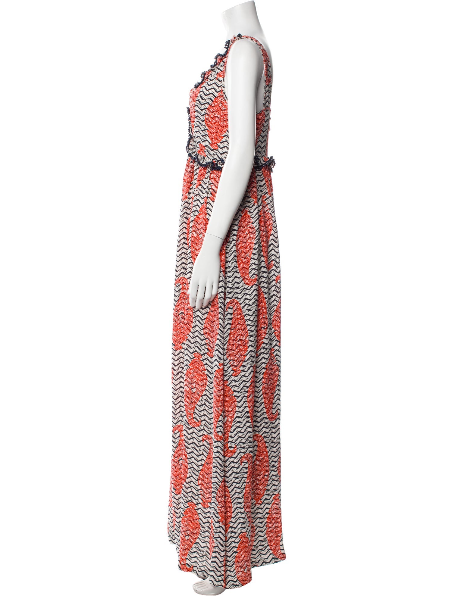 Tory Burch Silk Long Dress