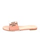 Tory Burch Leather Printed Slides