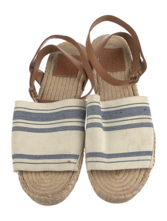 Tory Burch Canvas Printed Espadrilles