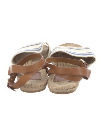 Tory Burch Canvas Printed Espadrilles
