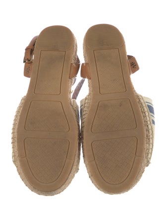 Tory Burch Canvas Printed Espadrilles