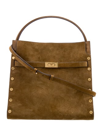 Tory Burch Suede Tory burch Suede Lee Radziwill Double Bag