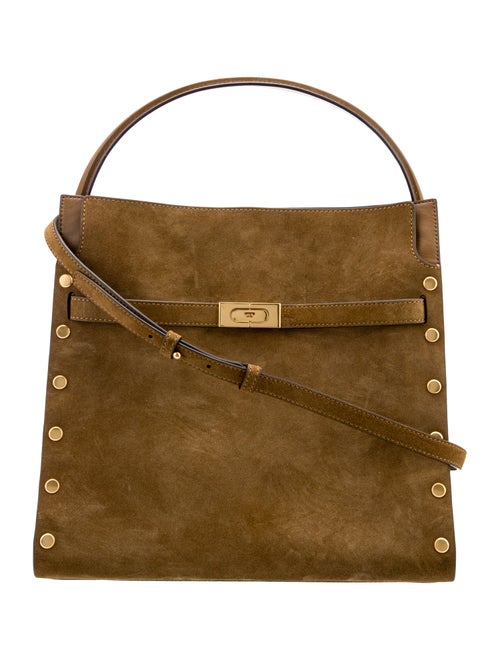 Tory Burch Suede Tory burch Suede Lee Radziwill Double Bag