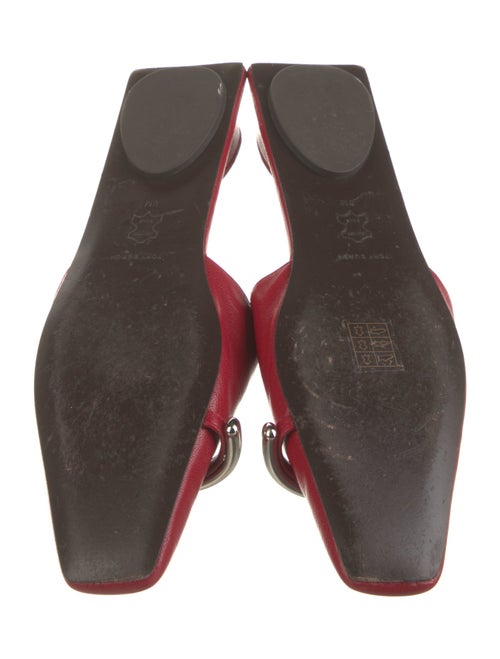 Tory Burch Leather D'Orsay Flats