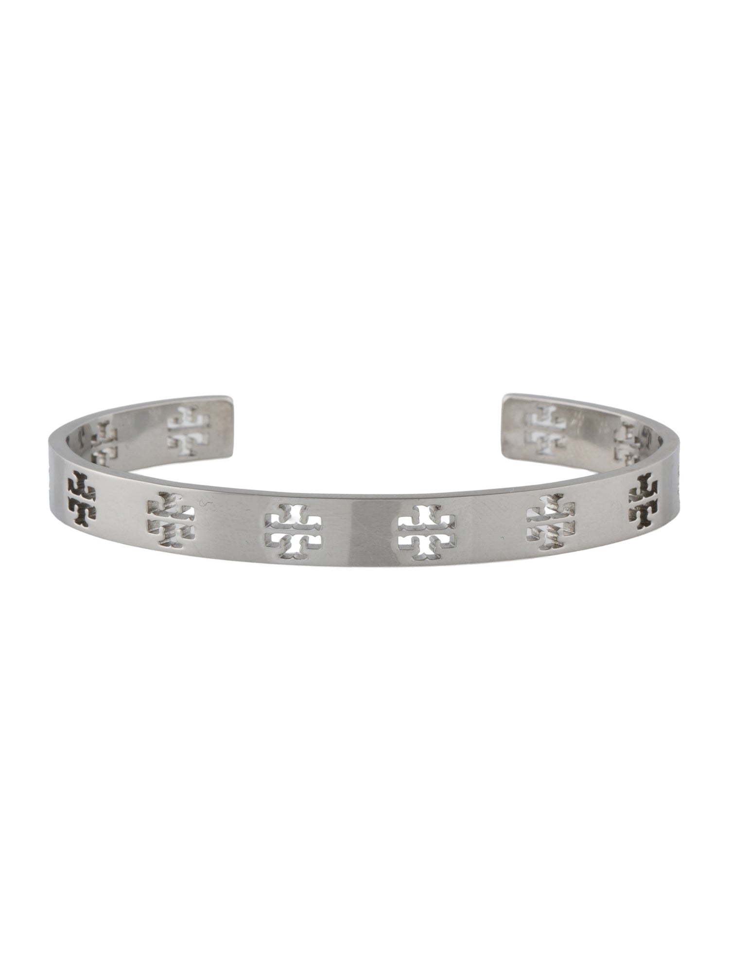 Tory Burch Logo Cutout Cuff Bracelet