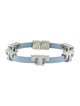 Tory Burch Leather Serif-T Wrap Bracelet