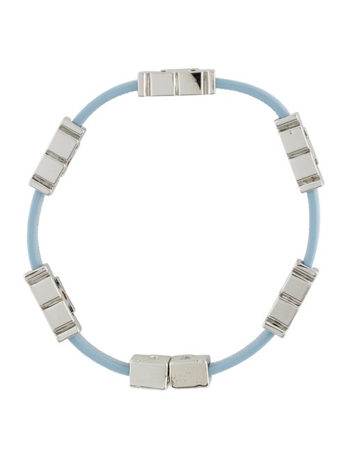 Tory Burch Leather Serif-T Wrap Bracelet