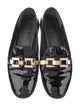 Tory Burch Patent Leather Bow Accents Loafers
