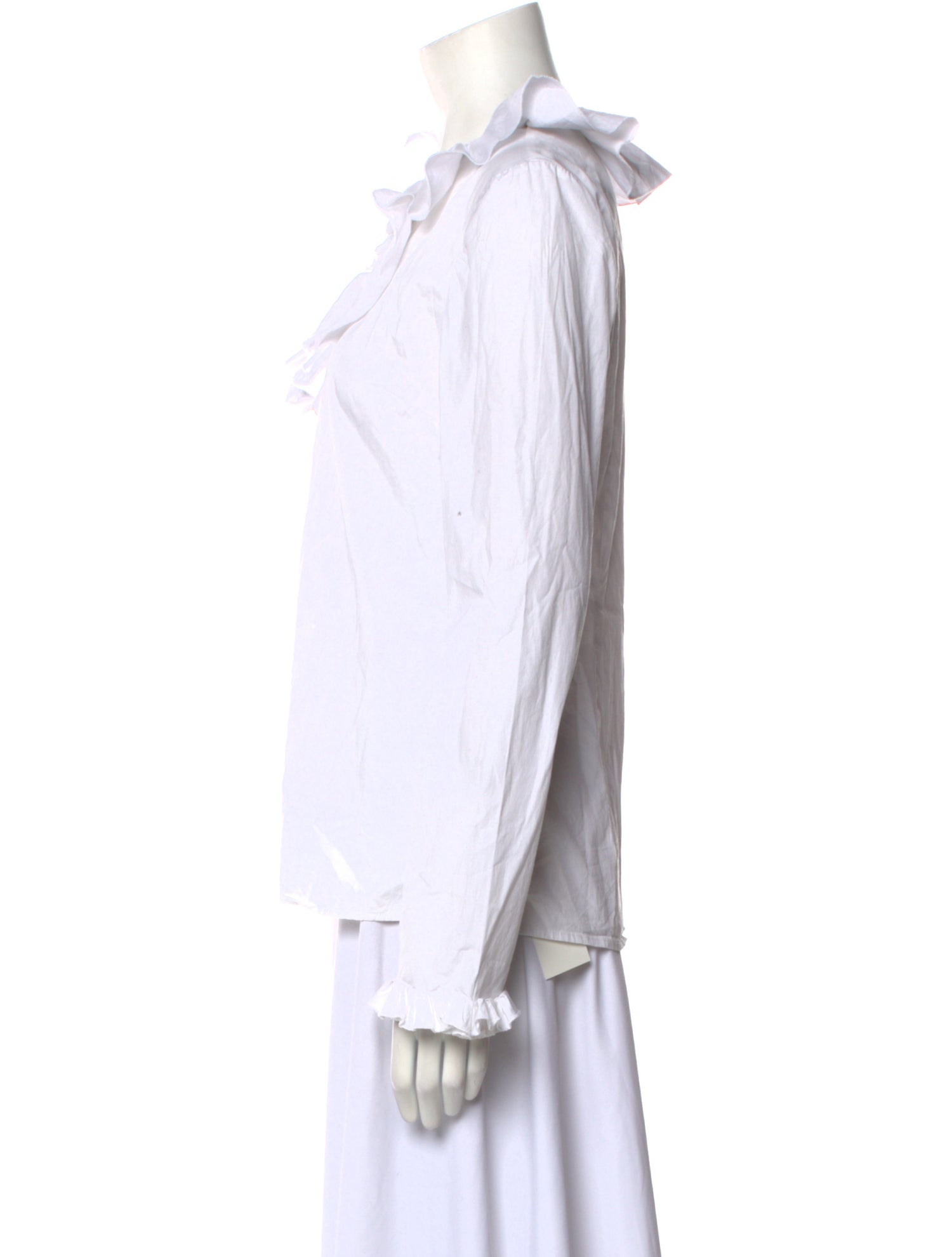 Tory Burch V-Neck Long Sleeve Blouse