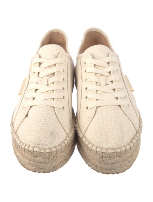 Tory Burch Canvas Braided Accents Espadrilles