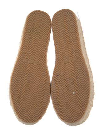 Tory Burch Canvas Braided Accents Espadrilles