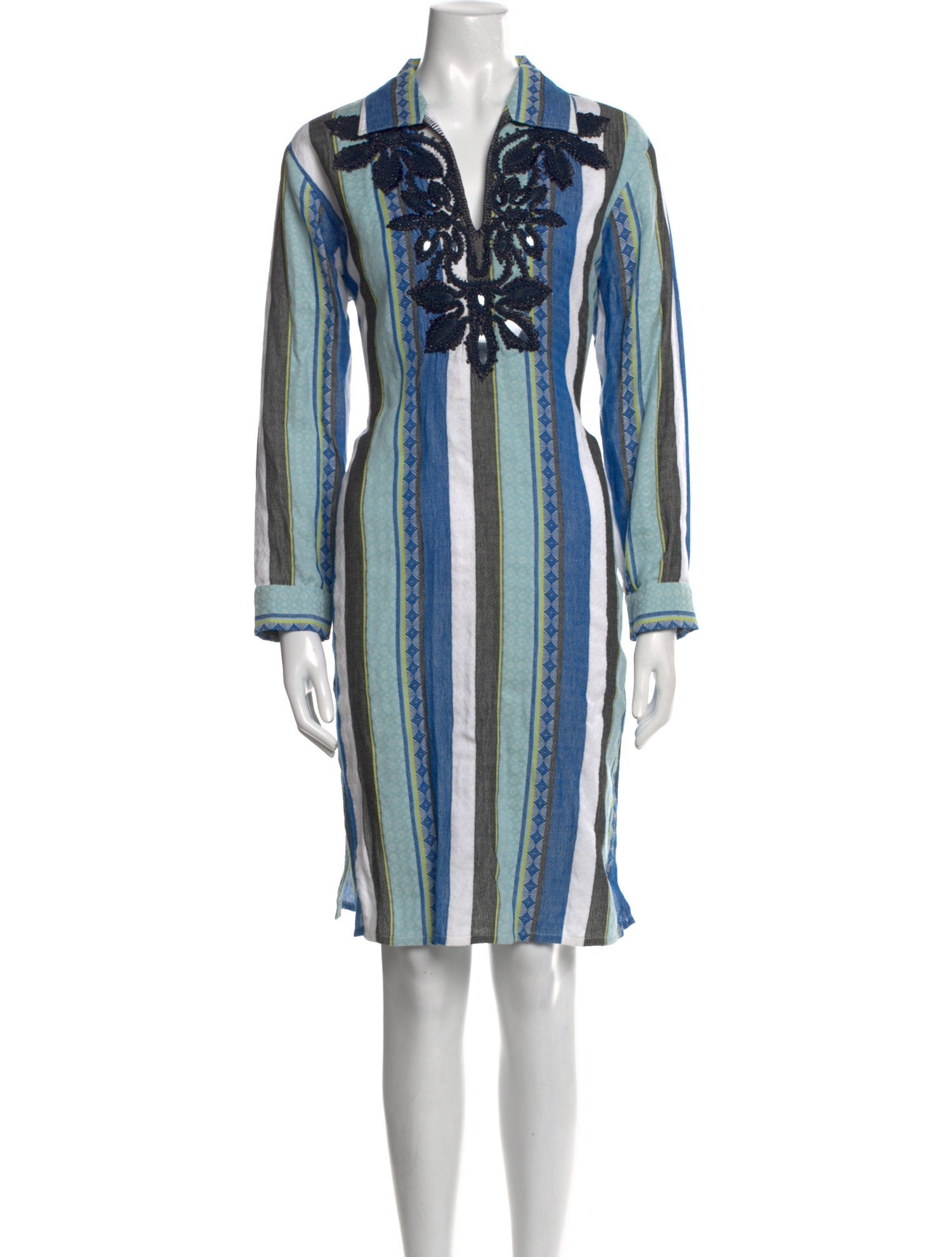 Tory Burch Striped Knee-Length Dress