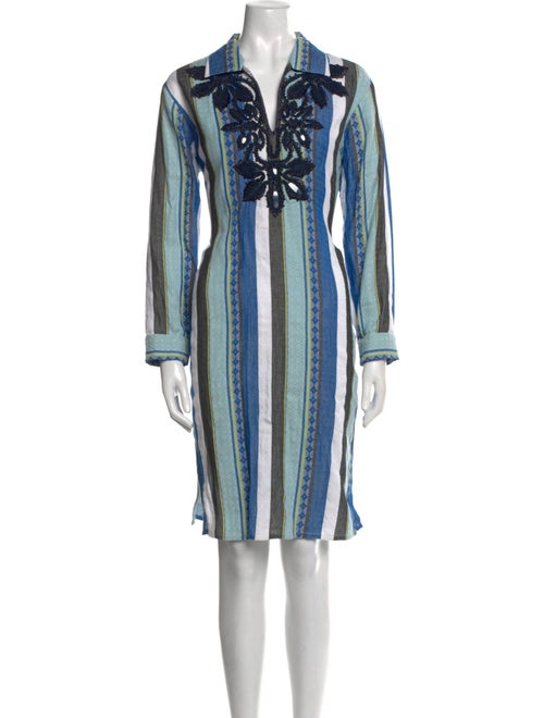 Tory Burch Striped Knee-Length Dress