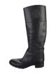 Tory Burch Leather Riding Boots