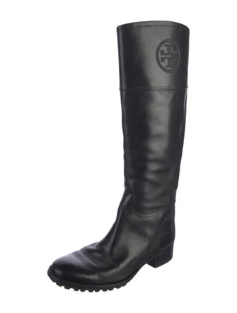 Tory Burch Leather Riding Boots