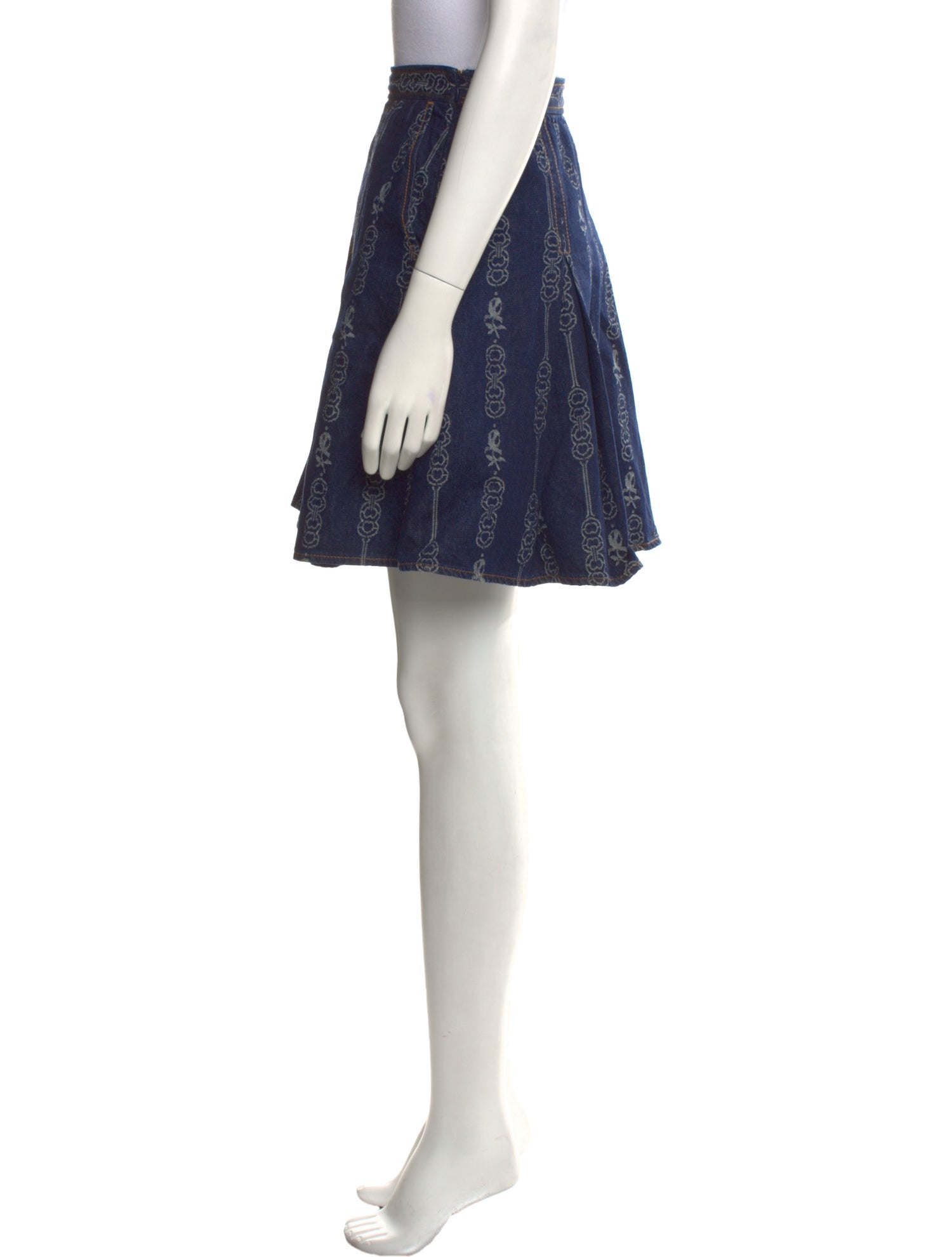 Tory Burch Printed Knee-Length Skirt