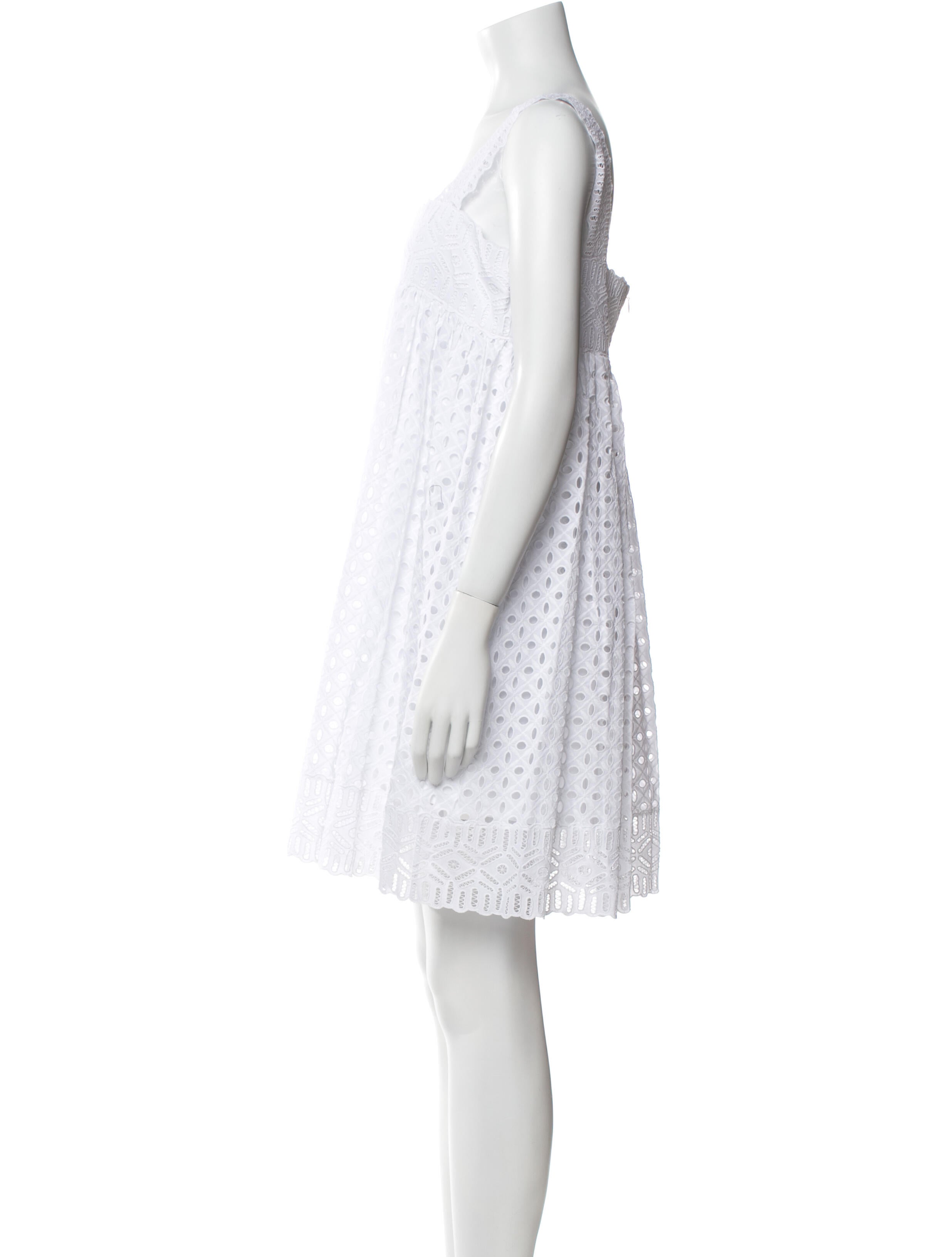 Tory Burch Square Neckline Mini Dress