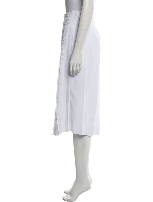 Tory Burch Lasercut Accents Midi Length Skirt