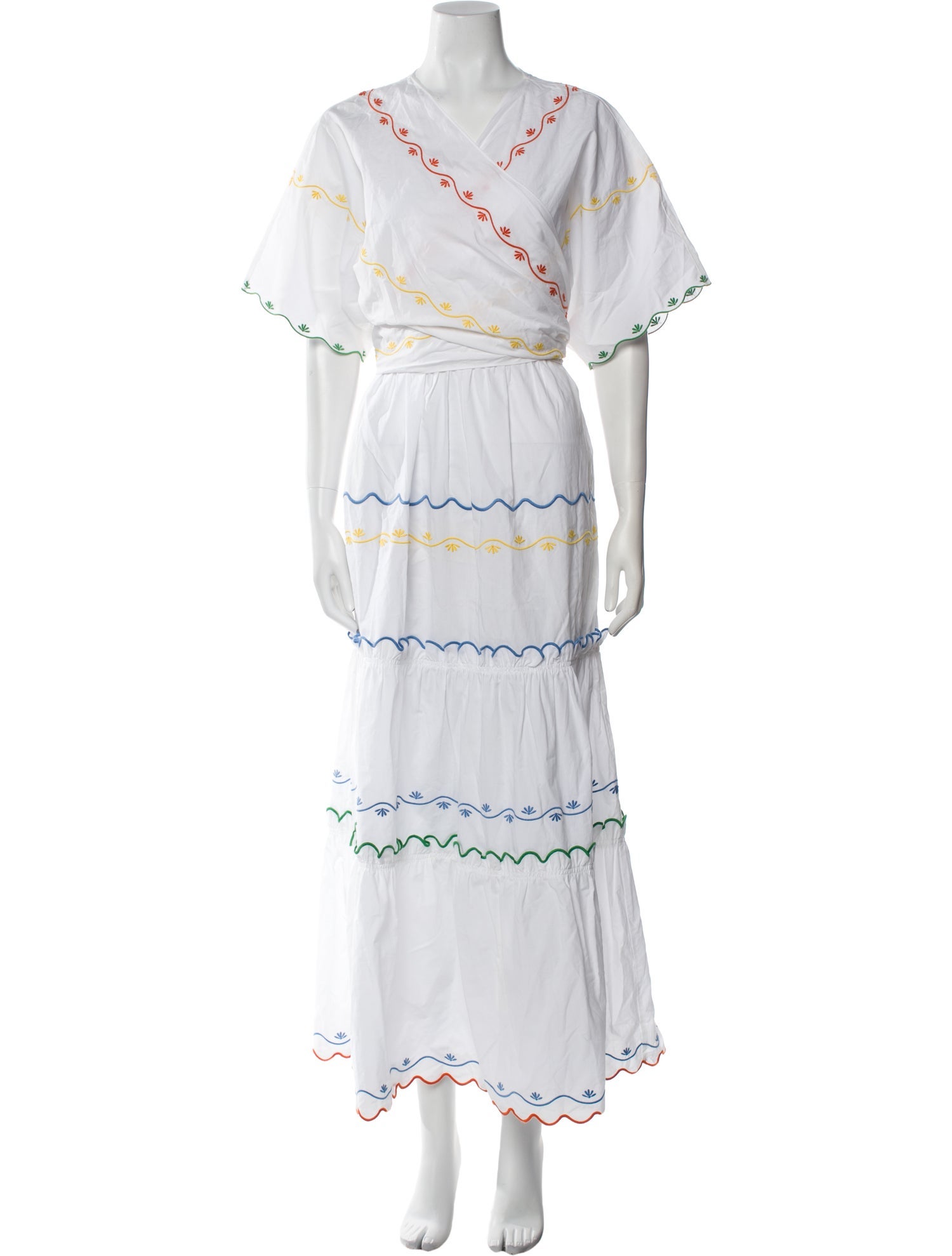 Tory Burch Striped Long Dress