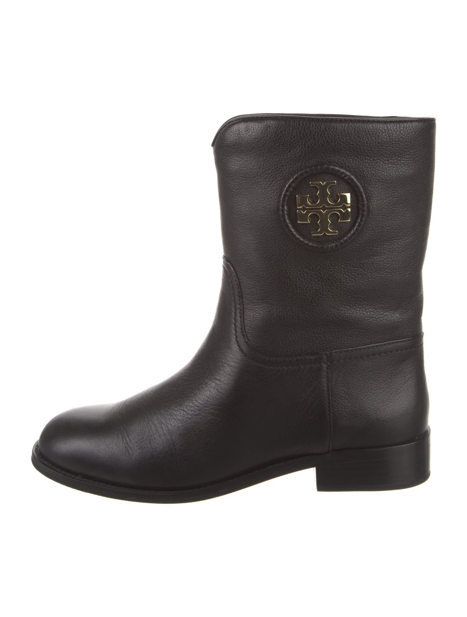 Tory Burch Leather Moto Boots