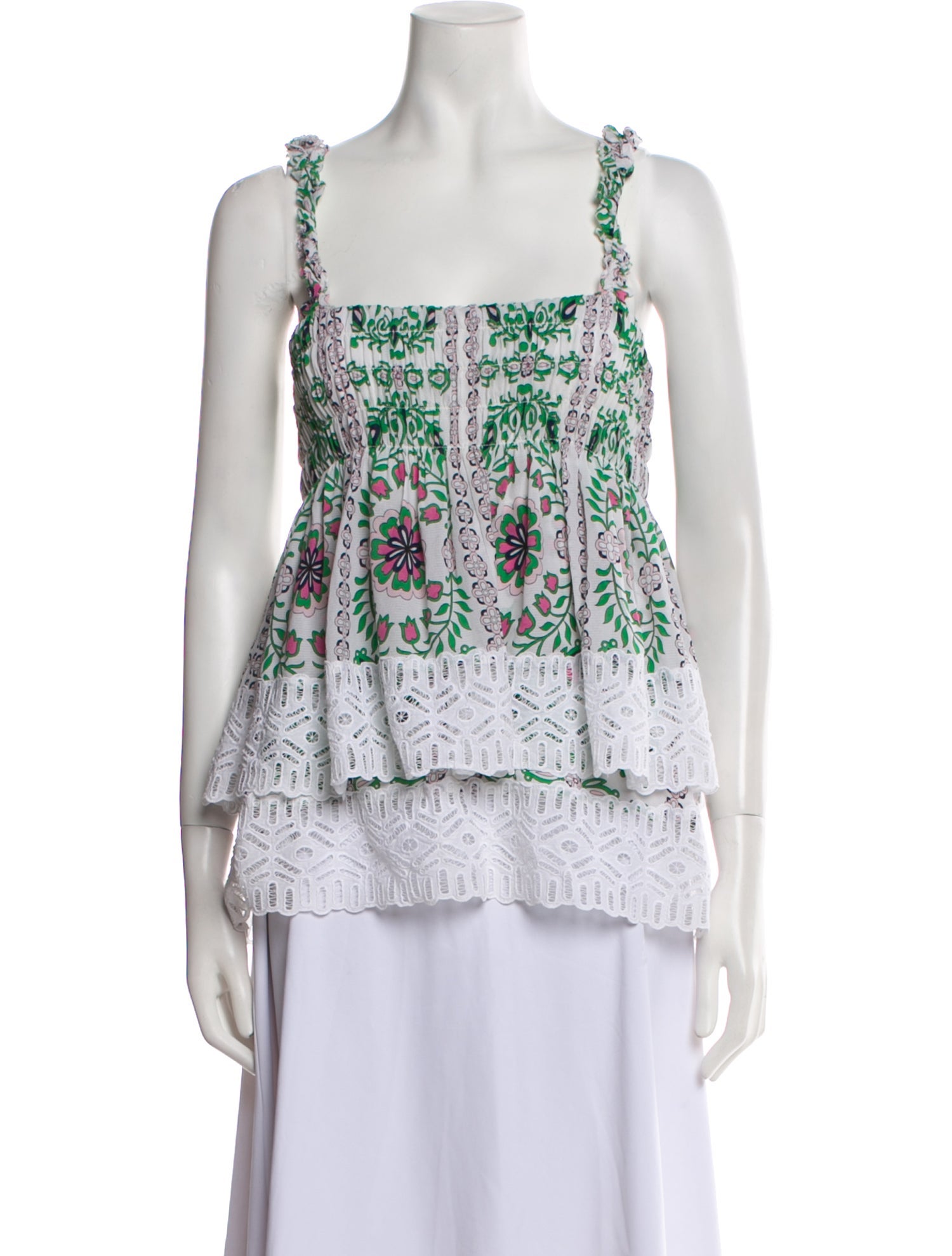 Tory Burch Silk Printed Top