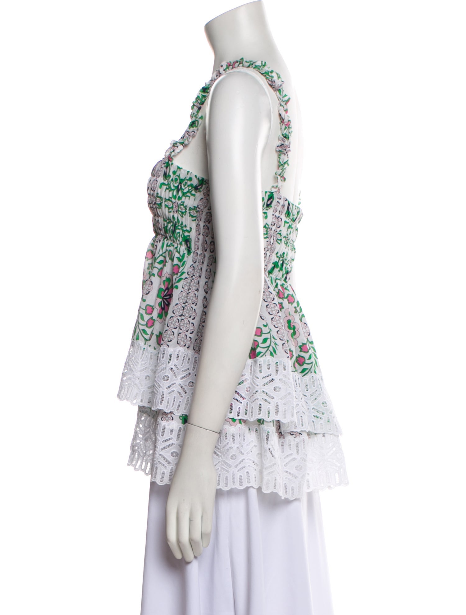 Tory Burch Silk Printed Top