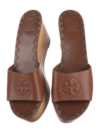Tory Burch Leather Slides