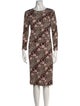 Tory Burch Silk Midi Length Dress