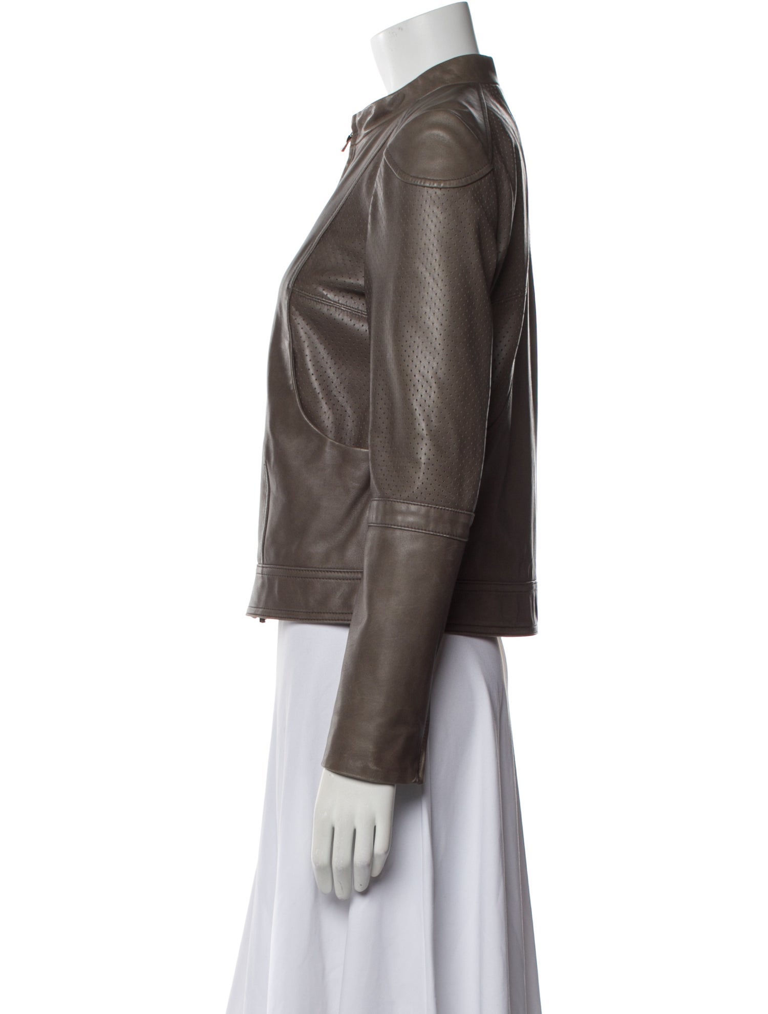 Tory Burch Leather Biker Jacket
