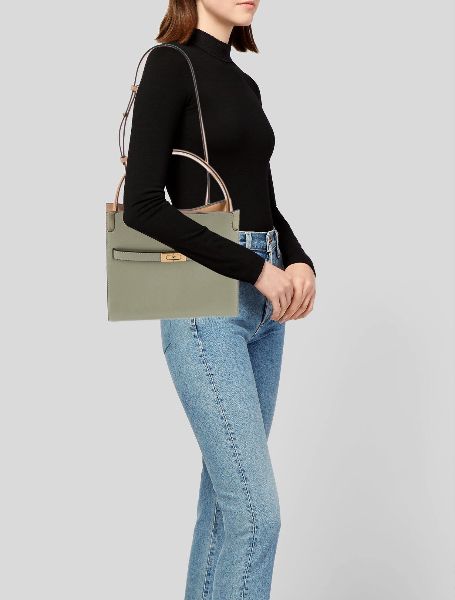 Tory Burch Leather Top Handle Bag