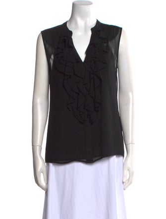 Tory Burch Silk V-Neck Blouse