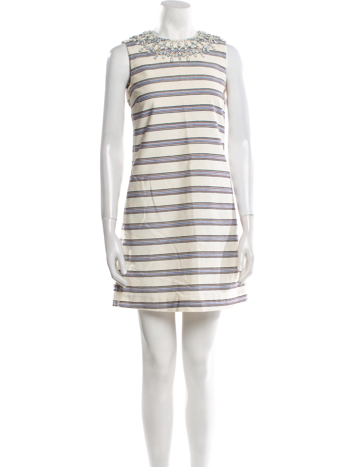 Tory Burch Striped Mini Dress
