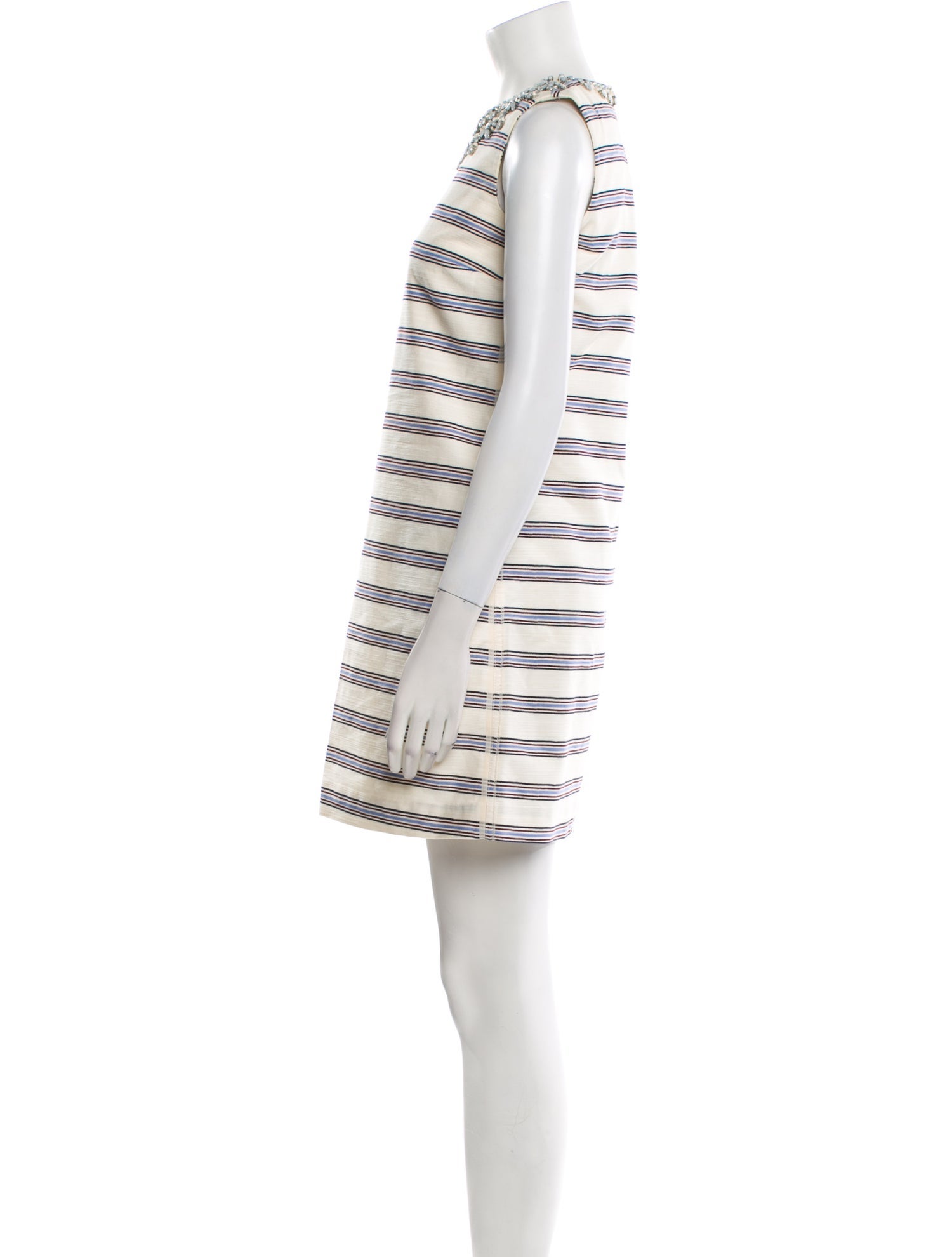 Tory Burch Striped Mini Dress