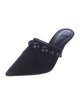 Tory Burch Suede Studded Accents Mules