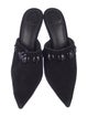 Tory Burch Suede Studded Accents Mules