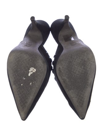 Tory Burch Suede Studded Accents Mules